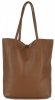 Bőr táska shopper bag Vittoria Gotti barna V577
